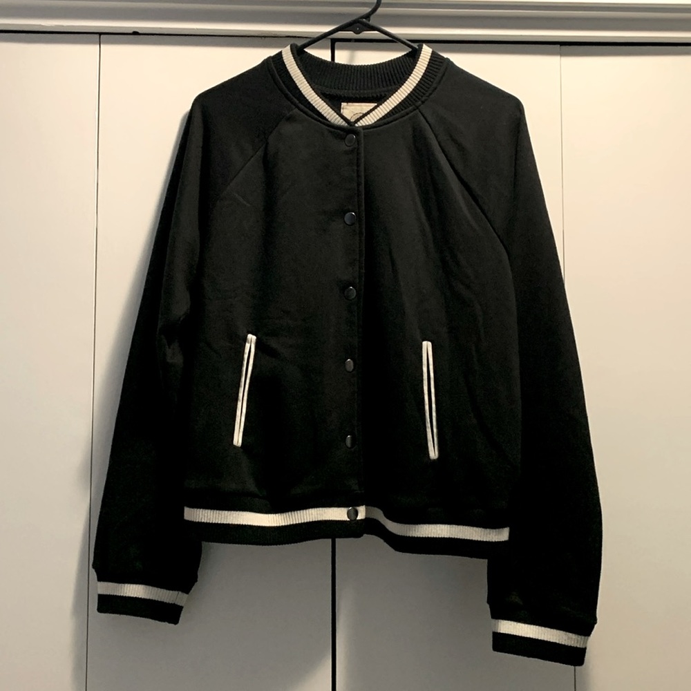 Varsity Jacket - Original Black and White